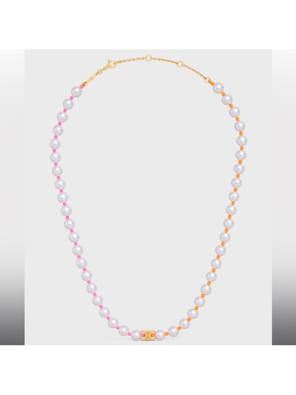 Celine Pearl choker necklace